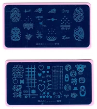 Valentine Love U Nail Art Stamping Printing Manicure DIY Template Image Plate