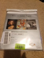 Hahnemuhle Matt Fine Art Inkjet Paper Sample Pack 8.5 x 11 Inch 10 Sheets
