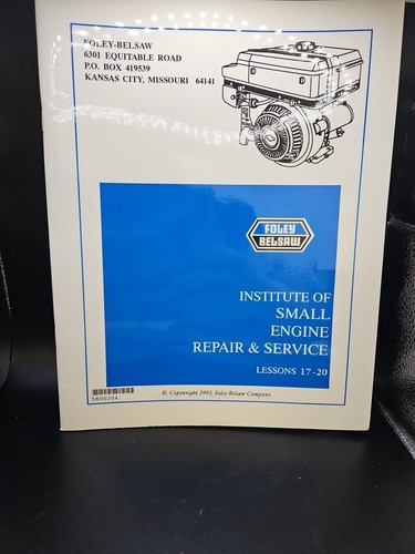 Foley-Belsaw Small Engine Repair and Service Lessons 1-20 (6 BOOKS ) 1993 - Bild 6 von 6