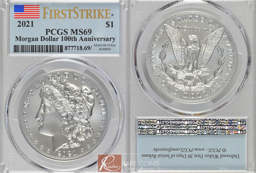 2021-P MS69 First Strike PCGS Morgan $1