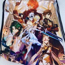 anime Genshin Impact Drawstring Bag