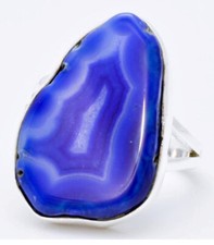 Solar Quartz Gemstone Ring 925 Sterling Silver Size 6.25