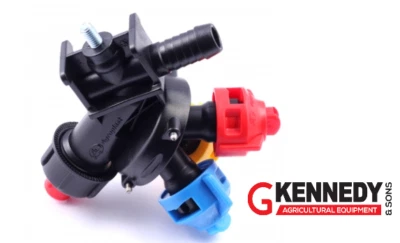 3-way nozzle holder End Nozzle (Arag)Yellow 120-02 Blue 120-03 Red 120-04 Jarmet