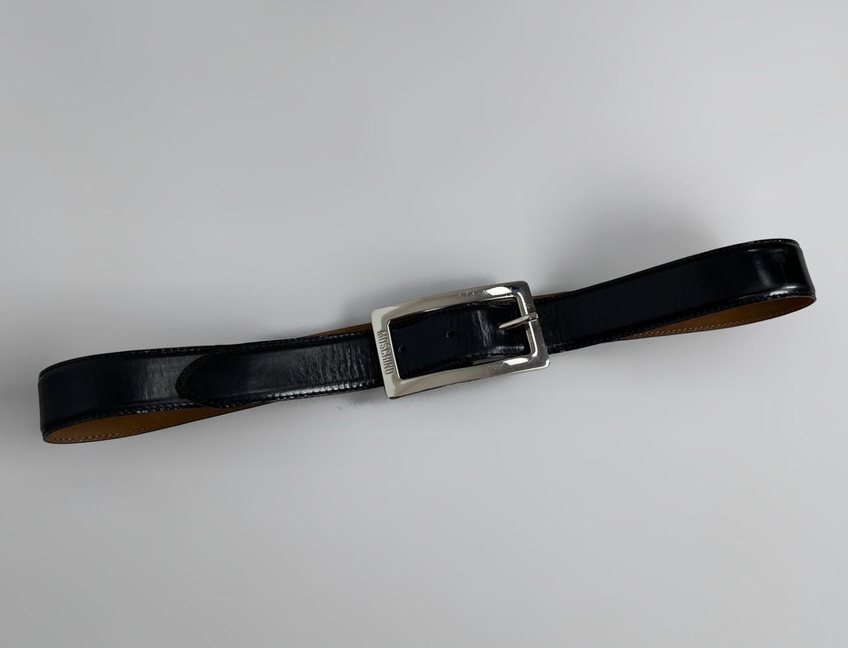 Rare Moschino Redwall Leather Belt sz 44 Leather belt Moschino Red size M International in Leather  main image 3