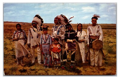 Native Americans In Kansas Vintage 1950s - Western Native Americans, Kansas Postcard (UnPosted) | eBay