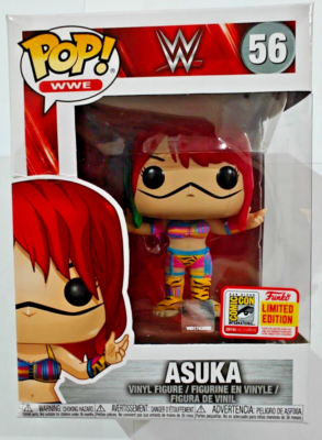 FUNKO POP WWE 56 ASUKA アスカ 限定版 Funko Pop! Vinyl Figure WWE Asuka #56 SDCC 2018 Exclusive (Damaged
