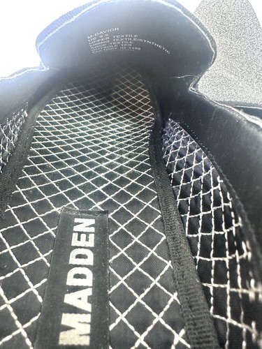 Steve Madden Loafers Men 9.5M Davior Shoes Black Glitter Slip On Comfort Casual - Picture 11 of 12