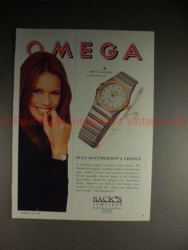 1996 Omega Constellation Watch Ad, w 