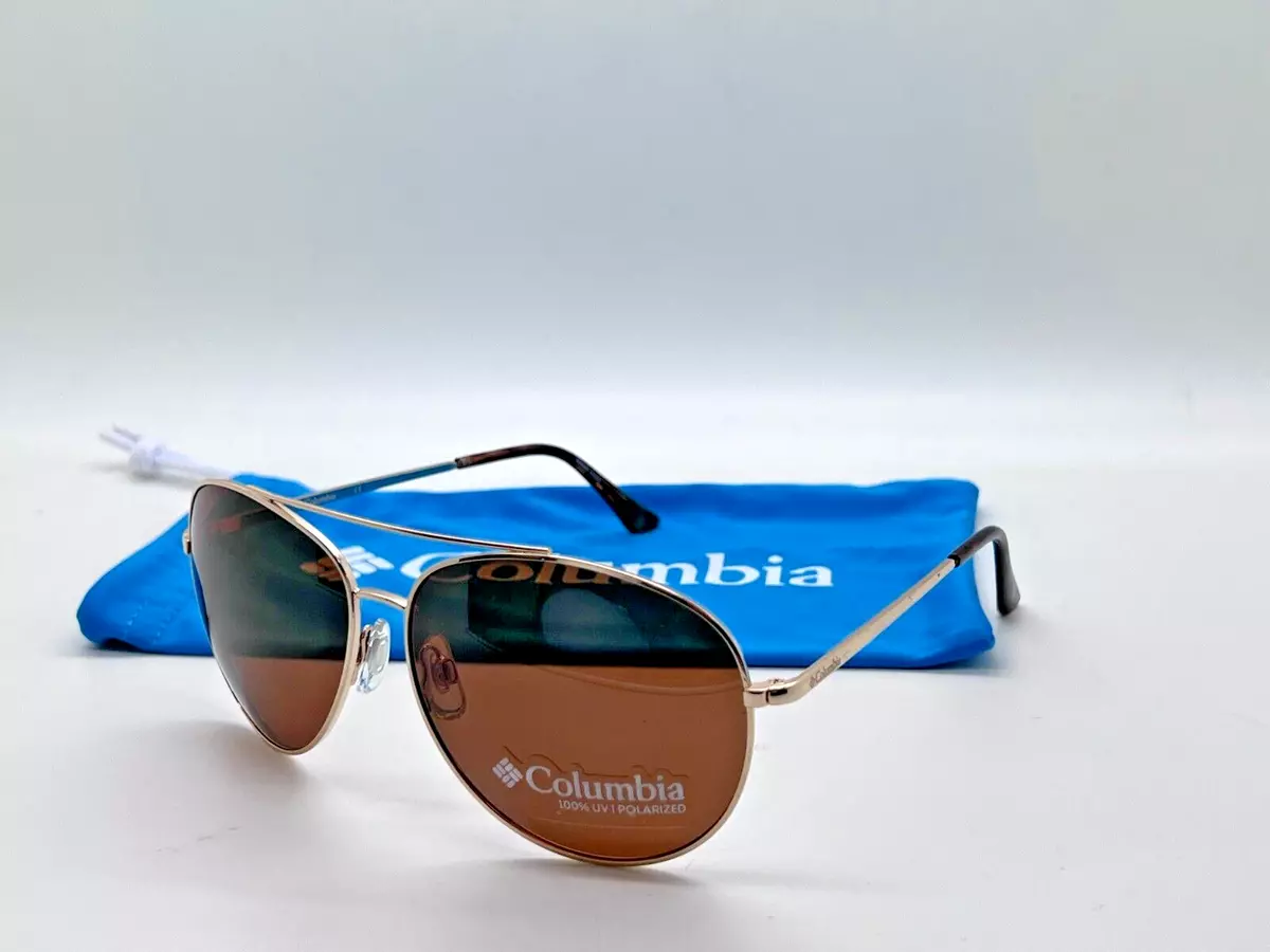 COLUMBIA SUNGLASSES C 104SP CANYONS BEND 710 GOLD POLARIZED 60-14-135MM  UNISEX