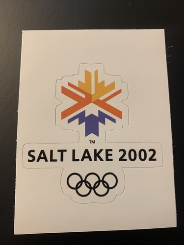 2002 Olympische Winterspiele Salt Lake City Aufkleber 2,8 Zoll x 2,9 Zoll