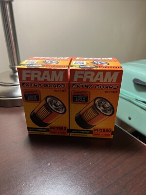 8 X Engine Oil Filter-Extra Guard Fram PH3980