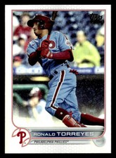 2022 Topps #354 Ronald Torreyes Rainbow Foil Card Philadelphia Phillies
