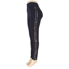 Womens Pants With Pockets, High Waisted Leggings Sizes S-XXL.