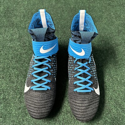 Size 11.5 - Nike Alpha Menace Elite 2 Blue Black Football Cleats Men’s Amazon.com | Nike Alpha Menace Elite 2 Flyknit Men main image 3