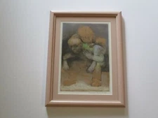 VINTAGE RUSSIAN ? DRAWING PORTRAIT EXPRESSIONISM MODERNISM SIGNED MYSTERY ARTIST