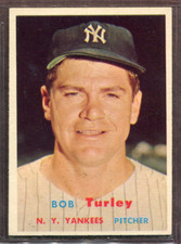 1957 Topps Set-Break #264 Bob Turley EX-EXMINT *JAYSACE*