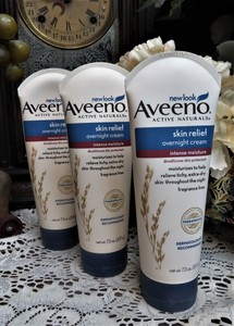 moisture aveeno intense relief cream skin overnight oz each