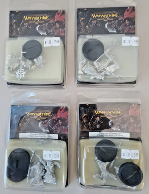 4 Warmachine Lot PIP32013, PIP32006, PIP32010 (2) ~ 7 Total Metal Figures SEALED