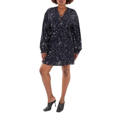 Fendi Blue Starry Sky Crepe Dress, Brand Size 42 ( US Size 6 ) | eBay