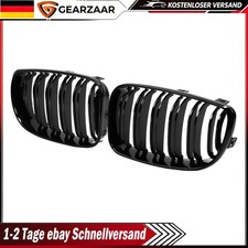 K�HLERGRILL NIEREN SCHWARZ GRILL F�R BMW E81 E87 E82 E88 DOPPELSTEG 2007-2013 DE