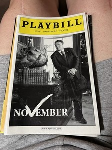 PLAYBILL November Nathan Lane