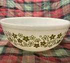 VINTAGE PYREX SPRING BLOSSOM CRAZY DAISY #404 Large MIXING BOWL 4L/4.23 QT.