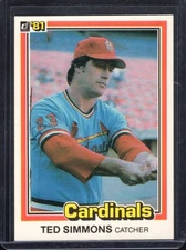 1981 Donruss #308 Ted Simmons NM-MT, Free Shipping