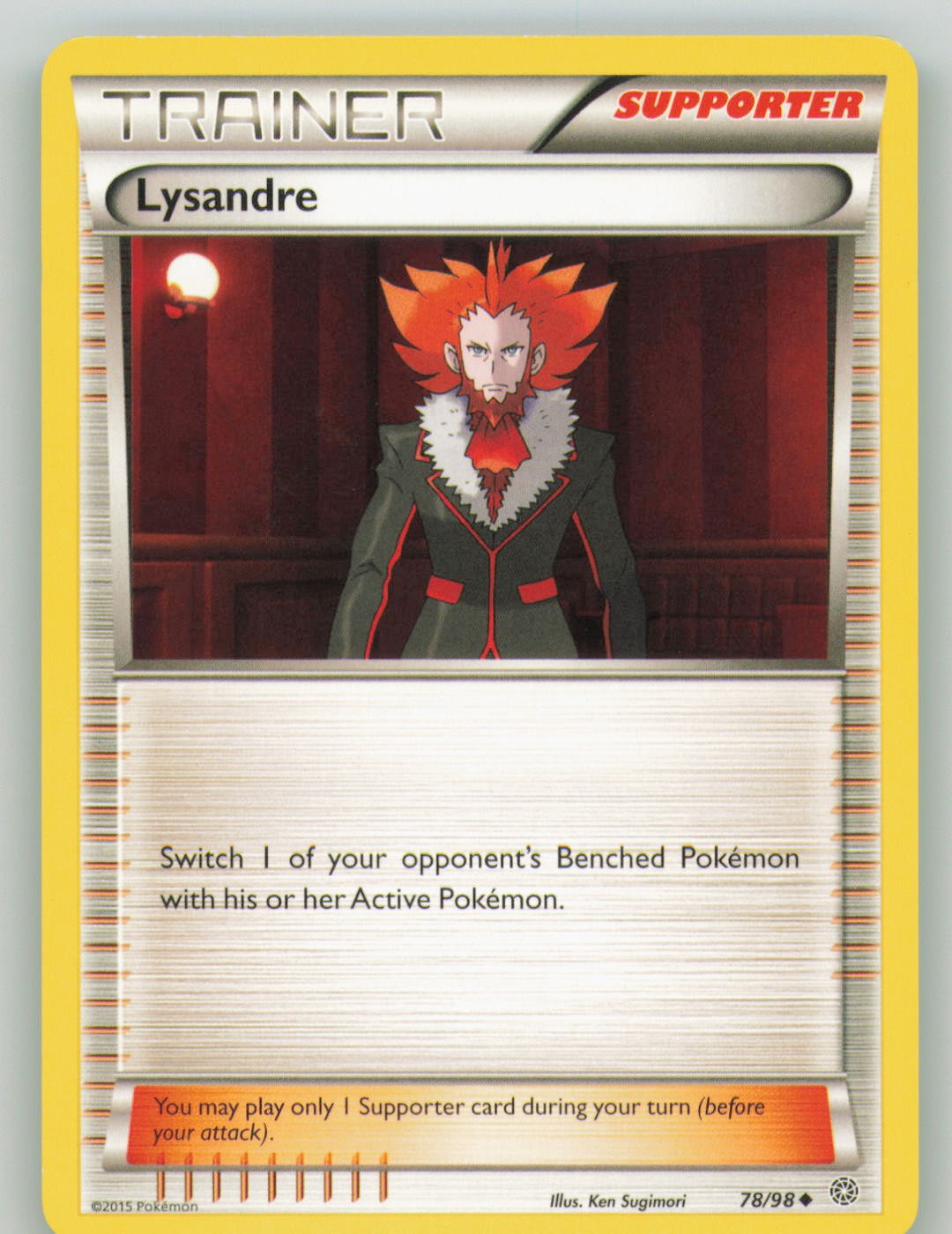 Lysandre 78/98 Ancient Origins Pokemon NM