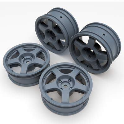 1:10 1/10 Enkei WRC Tarmac Evo RC Wheels Rims Mitsubishi Lancer