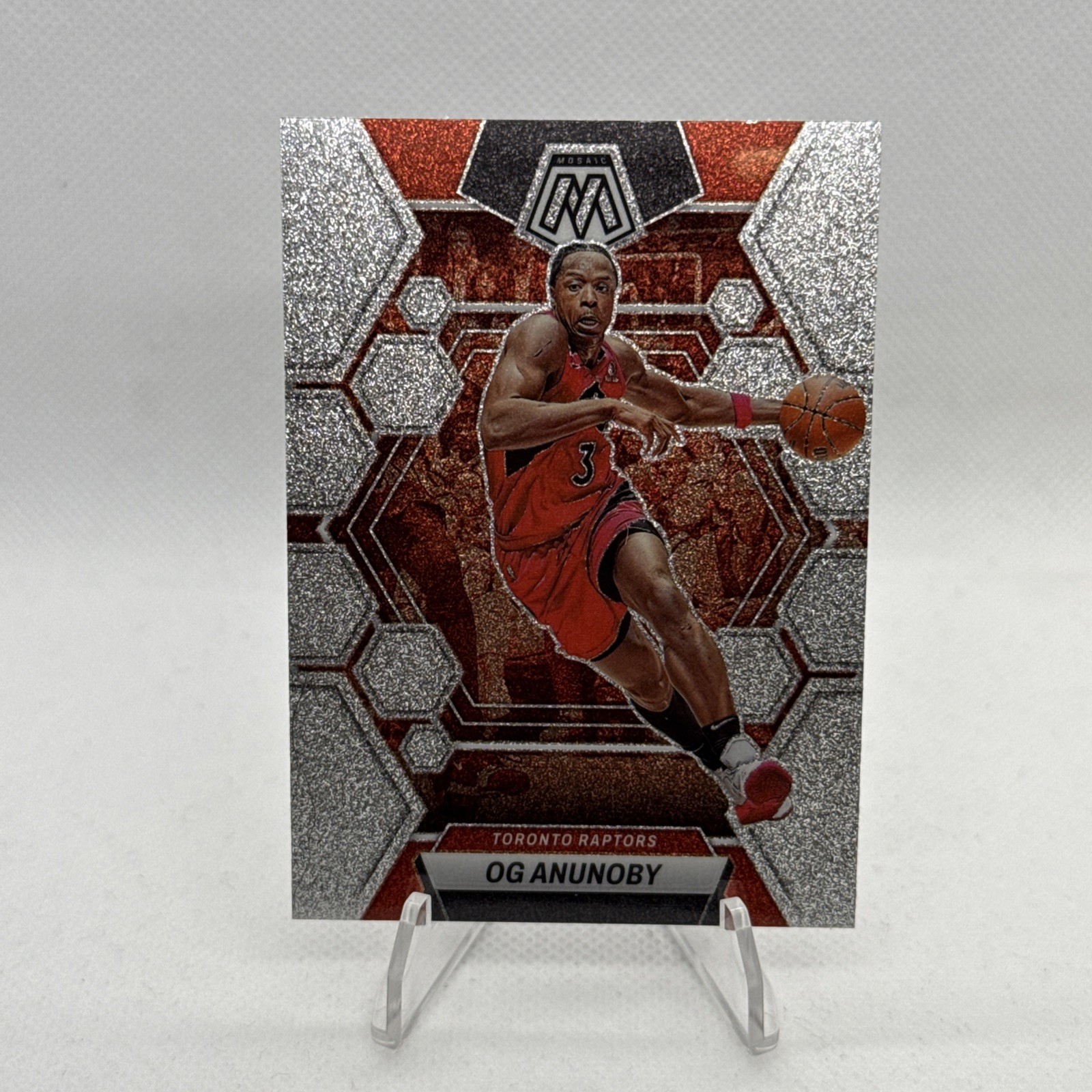 2022-23 Panini Mosaic OG Anunoby Silver Glitter Case Hit #136