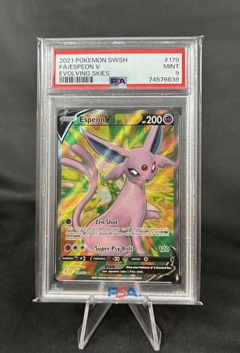 Espeon V graded PSA 9 for sale on eBay