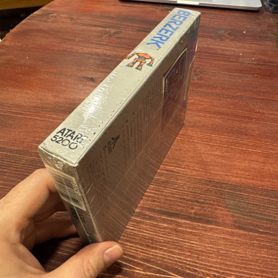 Berzerk (Atari 5200, 1983, CX5221) Factory Sealed - Image 4 of 4