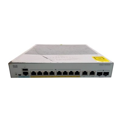 Cisco Catalyst C1000-8P-2G-L | lüfterloser Enterprise-Switch | Weiß