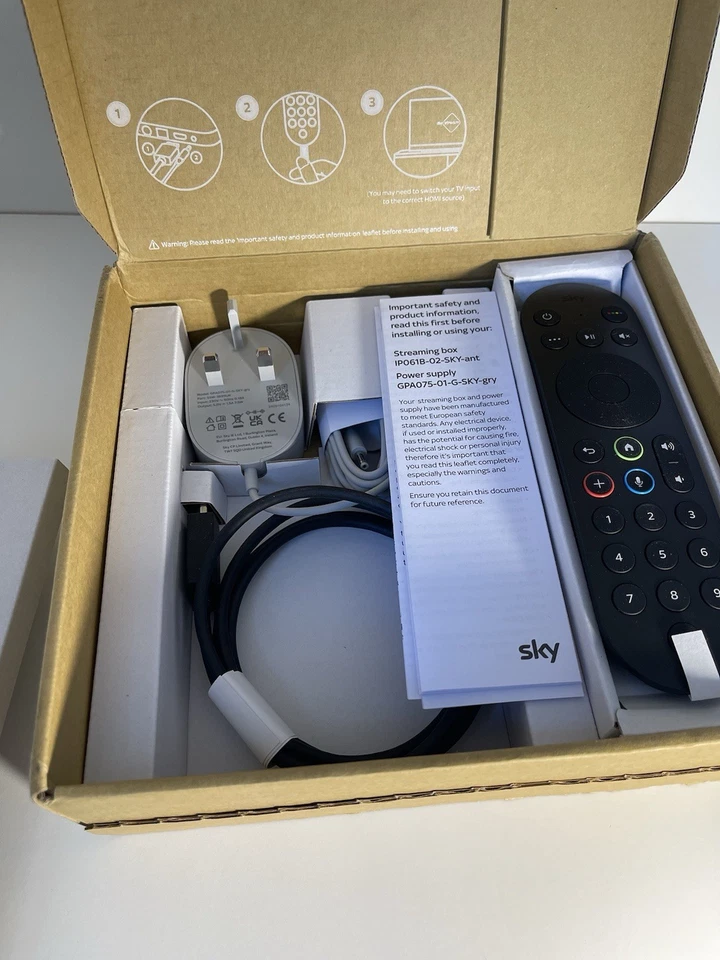 Sky Stream Puck (2nd Generation) - IP061B-02-SKY with Remote + Power Supply - Image 2 of 3