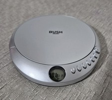 Bush Player PCD-220B Personal CD Player Portable Walkman Silver