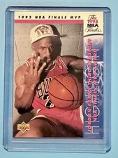  1993 Michael Jordan NBA Finals MVP Bulls #204 Upper Deck Basketball Card