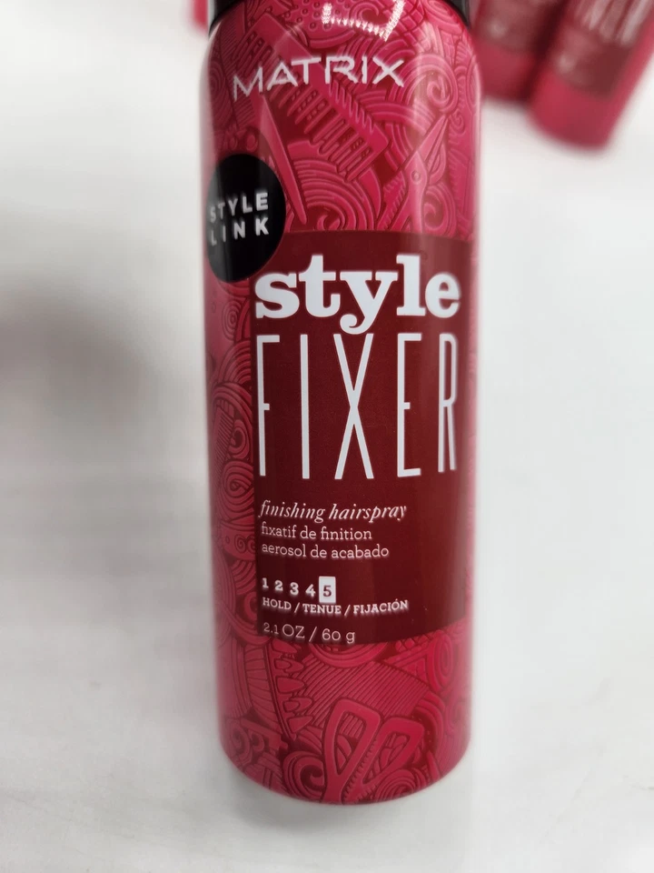 Spray para el cabello con acabado Matrix Style Fixer, laca para el cabello nivel 5 - 2,1 OZ - (6 latas) Foto 2 de 4