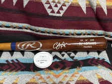CJ Abrams Autographed Professional Game Model Rawlings Bat