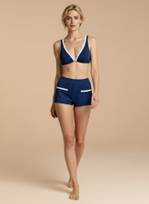 Vintage 60s Unworn Size XS - S Blue 2 piece original swimsuit bikini NWOT