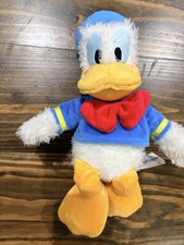 Disney Parks Donald Duck Fuzzy 11" Plush Stuffed Animal Toy Mickey Mouse Friends