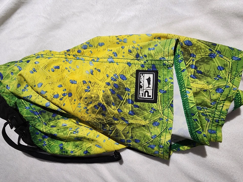 Pelágico Natación Corto Verde Juvenil M 4/5 Niños Equipo de Pesca Foto 3 de 4