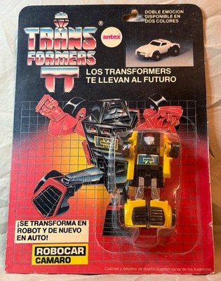 SEALED Windcharger Antex Transformers G1 Robocar Camaro VINTAGE  ARGENTINA