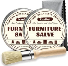 Leather Conditioner 2PCS, Leather Cleaner and Conditioner, Polisher, Moisturizer