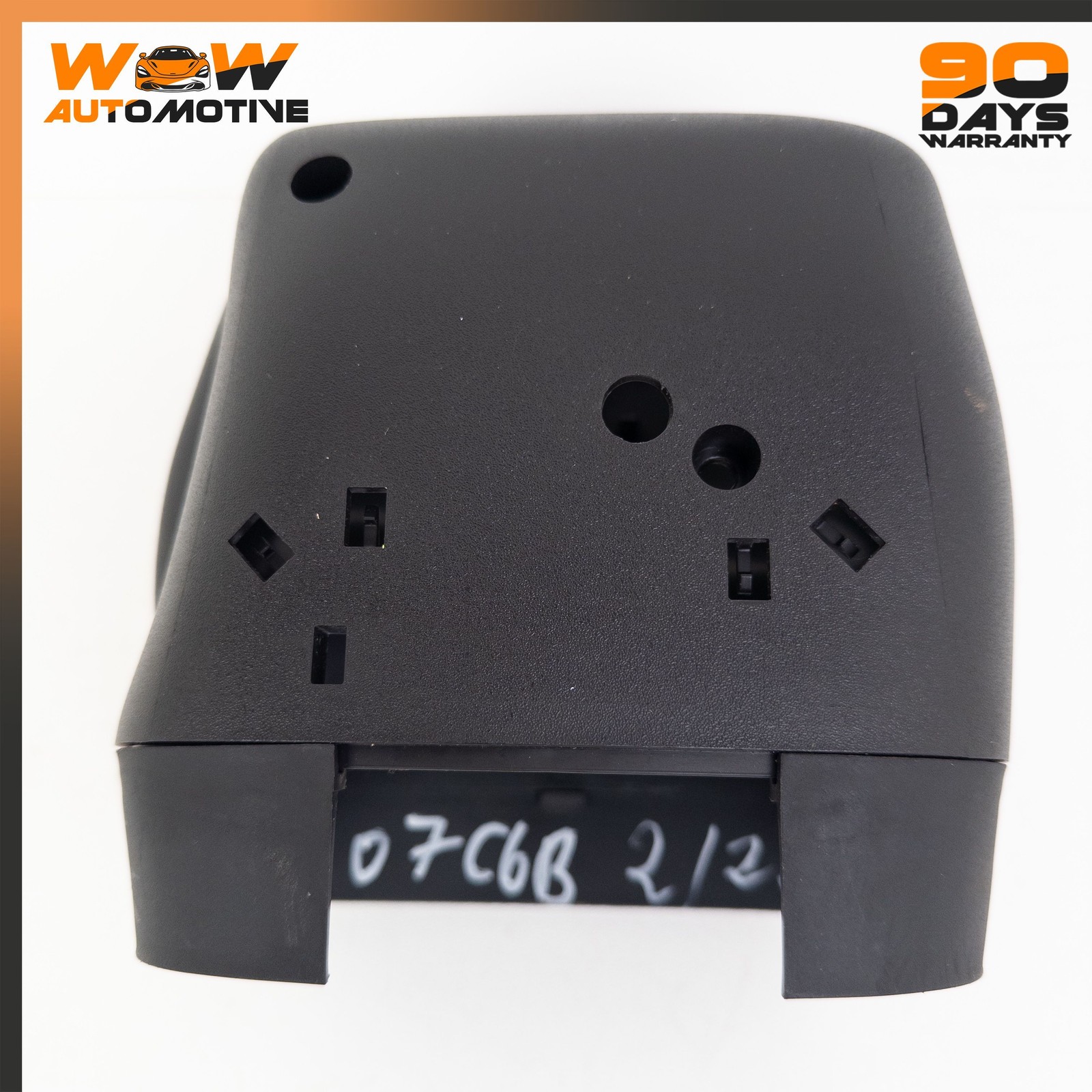 06-13 CHEVROLET CORVETTE C6 STEERING WHEEL COLUMN SHROUD COVER BLACK OEM