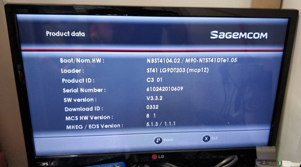 SAGEMCOM RT195-500 T2 HD FREEVIEW 500GB HD Tuner TV RECORDER WITH REMOTE N2 - Image 4 of 4