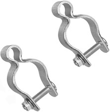 2 Pack 1-5/8Inch Chain Link Fence Frame Gate Post Hinge/Galvanized Steel Zinc Pl