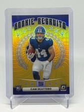 2025 Panini Optic CAM SKATTEBO RC Rookie Recruits Gold #3/10 Giants