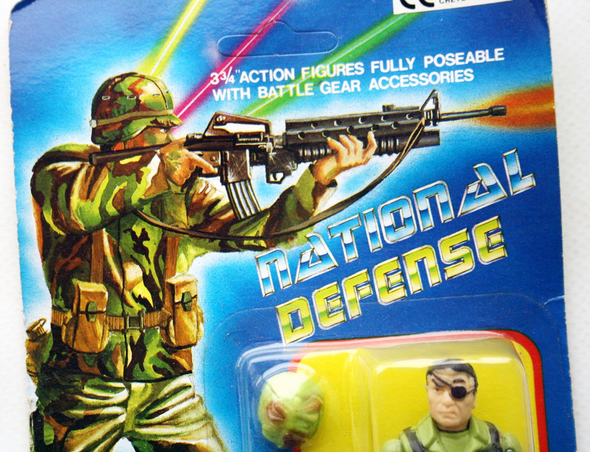 RARE VINTAGE 90's NATIONAL DEFENCE G.I. JOE REMCO KO FIGURE NEW