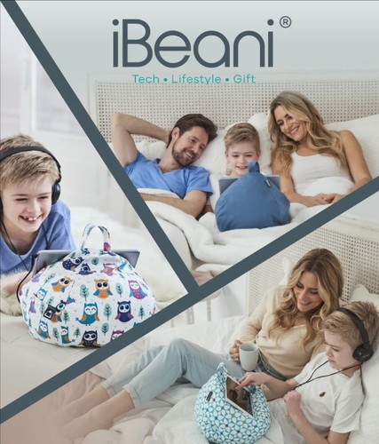 iBEANi iPAD/TABLET CUSHION STAND, * NEW* Bean Bag Holder, Woodland Design - Picture 4 of 7