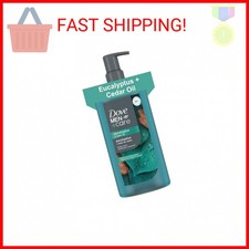 DOVE MEN CARE Body Wash Eucalyptus Cedar Oil Plant-Based Moisturizing Body W